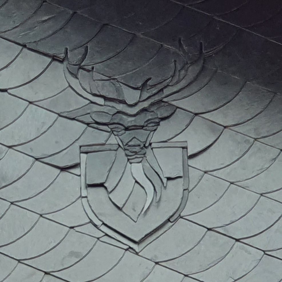 Schieferornament Hirsch
